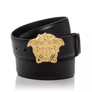 Authentic Versace Men’s Medusa Leather Belt